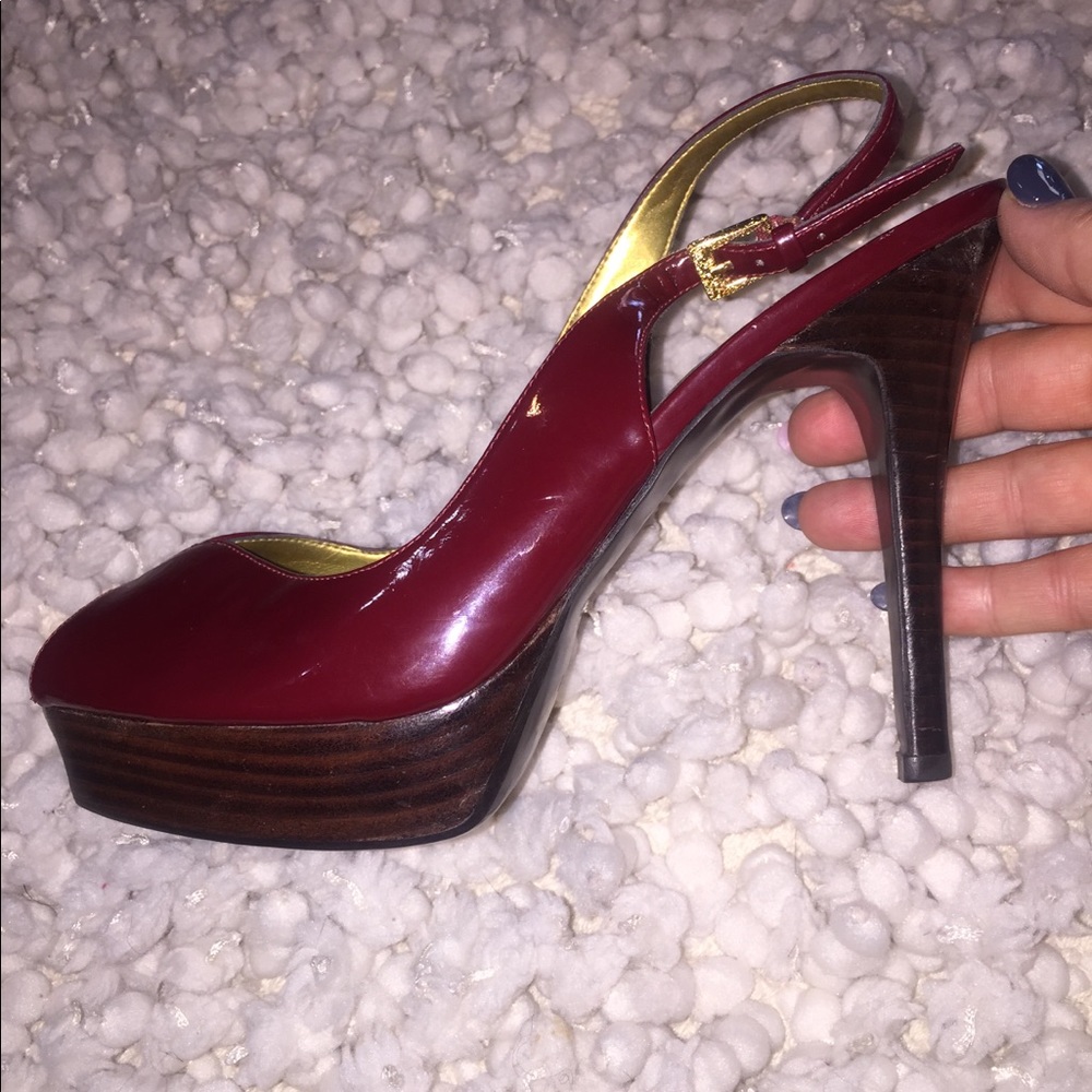 Guess sling-backs red- Patton leather